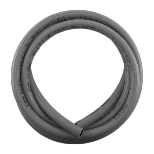 Hose, 1/2 id x 3/4 OD, 250PSI, pushlok gray SKU 100088