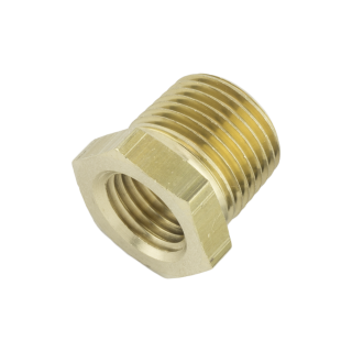 Bushing, 3/8 NPTM x 1/4 NPTF Brass SKU 200919